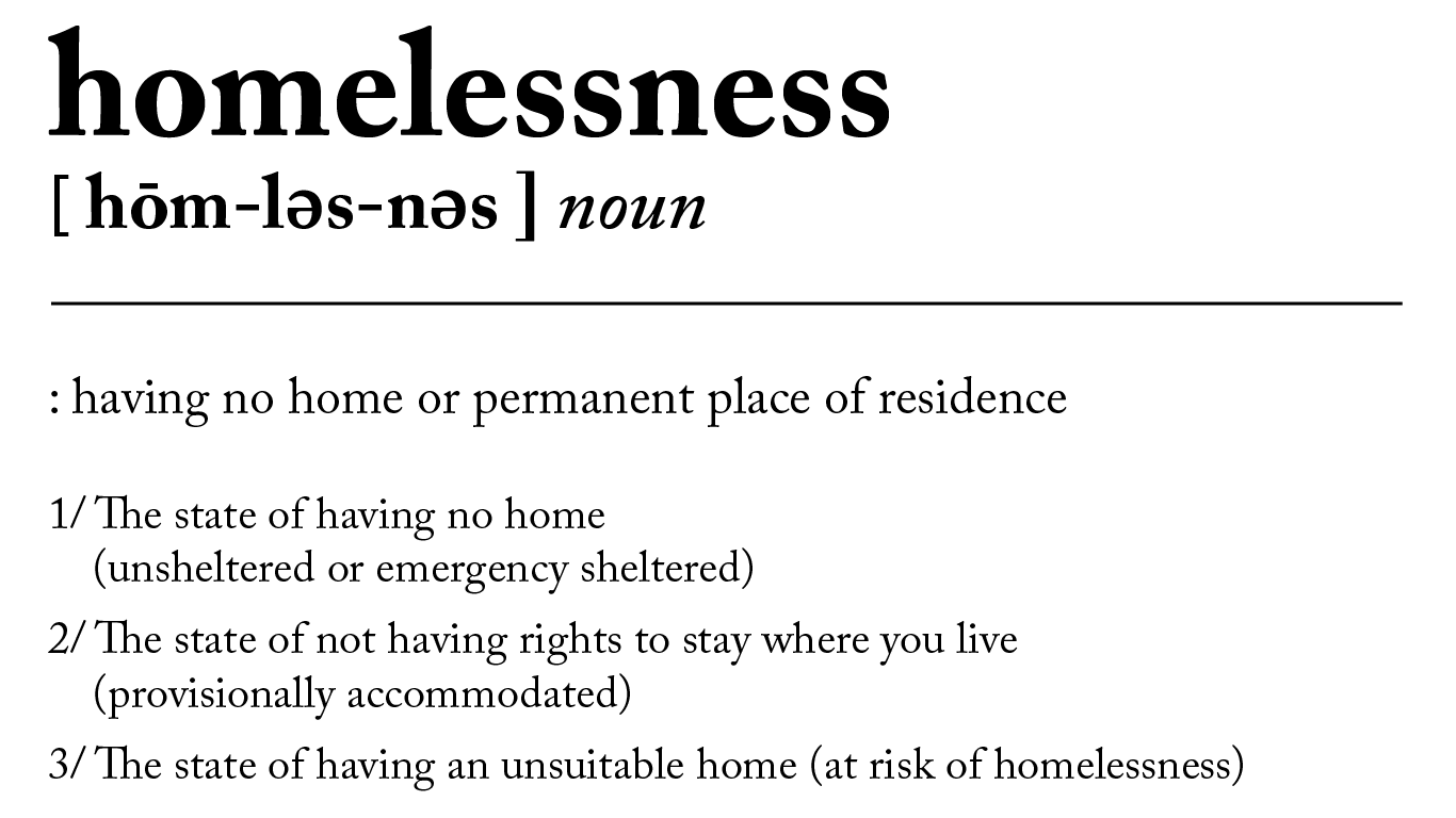 The causes of homelessness are complicated, but the solution is