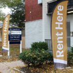 Apartment - rental sign