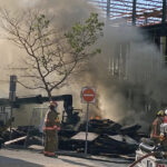 Fire at Dogwood Suites construction site in Simcoe - June 2020