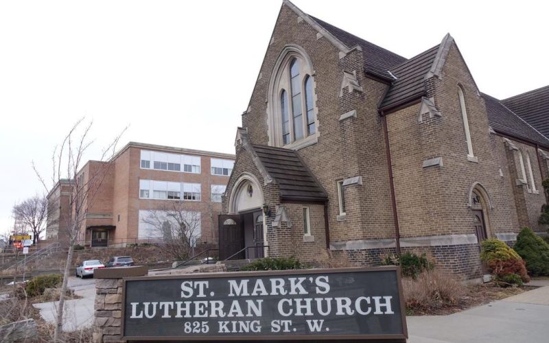 St. Mark’s Lutheran Church – Future site of St. Mark’s Place St. Mark's Lutheran Church, Kitchener. future Indwell housing