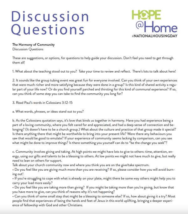 Discussion Questions