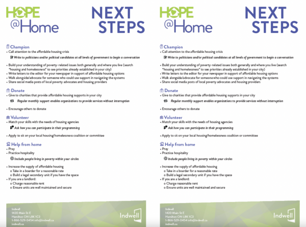 Bulletin Insert - Next Steps and Resources
